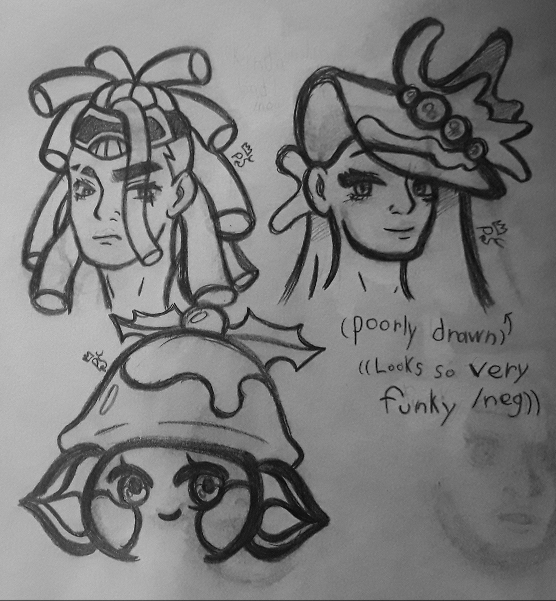 sendransa's tweet photo. Some 5-8 AM paper doodles (Ft. The Ghost of a failed Cotton Candy Cookie). My pinky finger hurts, now
Also, Pudding Cookie's underrated, very cute lil dough ball
#cookierun #cookierunfanart #StringGummyCookie #PuddingCookie #SeaFairyCookie #doodle https://t.co/L7Fn5hSdLF
