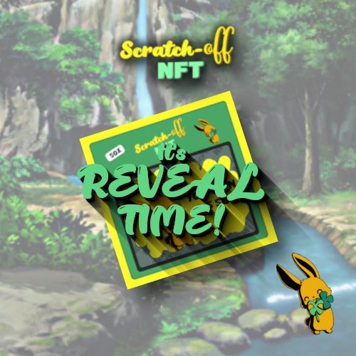 scratchoffNFT's tweet photo. 🍀 You’ ve been waiting for long time 🍀
🚀 Now it’s time to

🌈 - R E V E A L - 🌈

🪄 Something magic happened 🪄

Your NFT changed its appearance automatically. Check your wallet to discover if you won.

Post your winning ticket in the comments below 👇 https://t.co/emyHbNImub
