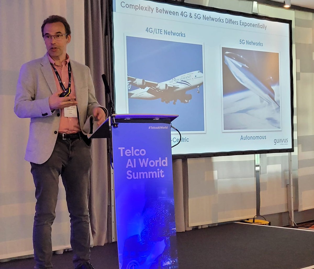 guavus's tweet photo. Excellent presentation by our Field CTO Patryk Debicki on the practical applications of 5G Network Data Analytics Function #NWDAF. 
Want to learn more about NWDAF use cases?
 👉 https://t.co/ESYJeGFDj1
#TelcoAISeries @TelcoAISeries @ThalesDigiSec @chemli1906 https://t.co/CFwl32TSKl
