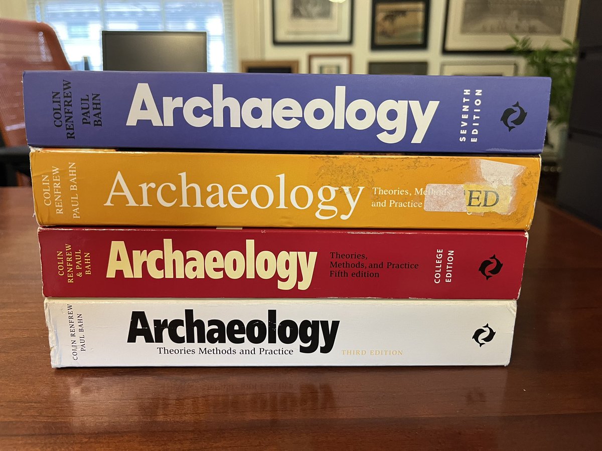 How archaeologists lie about their age.

(P.S. None of these editions are my actual college textbook)