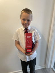 MrPotter2021's tweet photo. Fantastic achievement from Harper in 2AP. His team, F.C Sparta, won the ESF under 7’s football tournament at the weekend after beating 21 other teams! Not only that, they were presented with a trophy by non other than football legend John Barnes! Well done Harper 🏆 https://t.co/xsOKsr8ctF