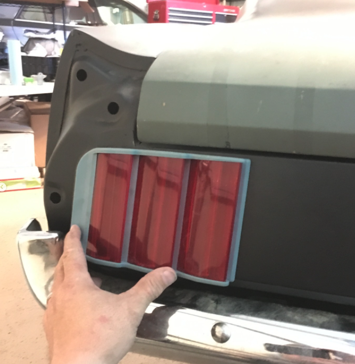 pro3drp's tweet photo. Restoring a car? We can help. @gold_rush_mustang on instagram wanted modern rear light covers to fit on the 1966 mustang body he’s restoring. Our prototyping and 3D printing helped this process along. 

#3dprint #3dprototype #vintagecar #mustangrestore https://t.co/uUdCO6YknM