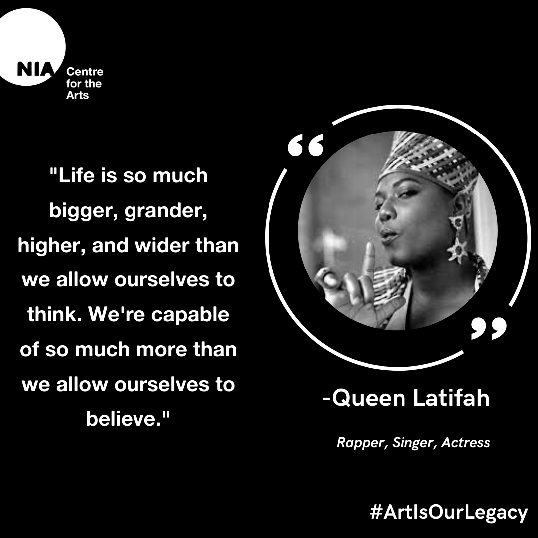 NiaCentre's tweet photo. Bet on yourself this week. #midweekmotivation #QueenLatifah 🤎 https://t.co/5zqzmkUxpz