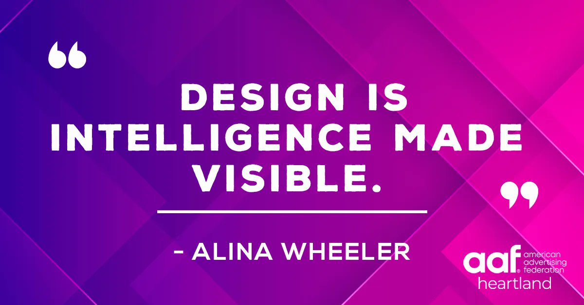 aafheartland's tweet photo. The best way to see through the lens of another person, is through their designs. What designs have been inspiring you? 

#aaf #aafheartland #midwestcreatives #designmarketing #creativemarketing https://t.co/njbcxyBg6A