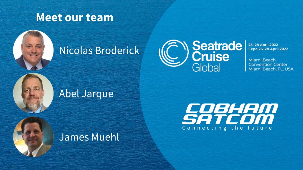 Meet us at Seatrade Cruise today, 27th April 2022!