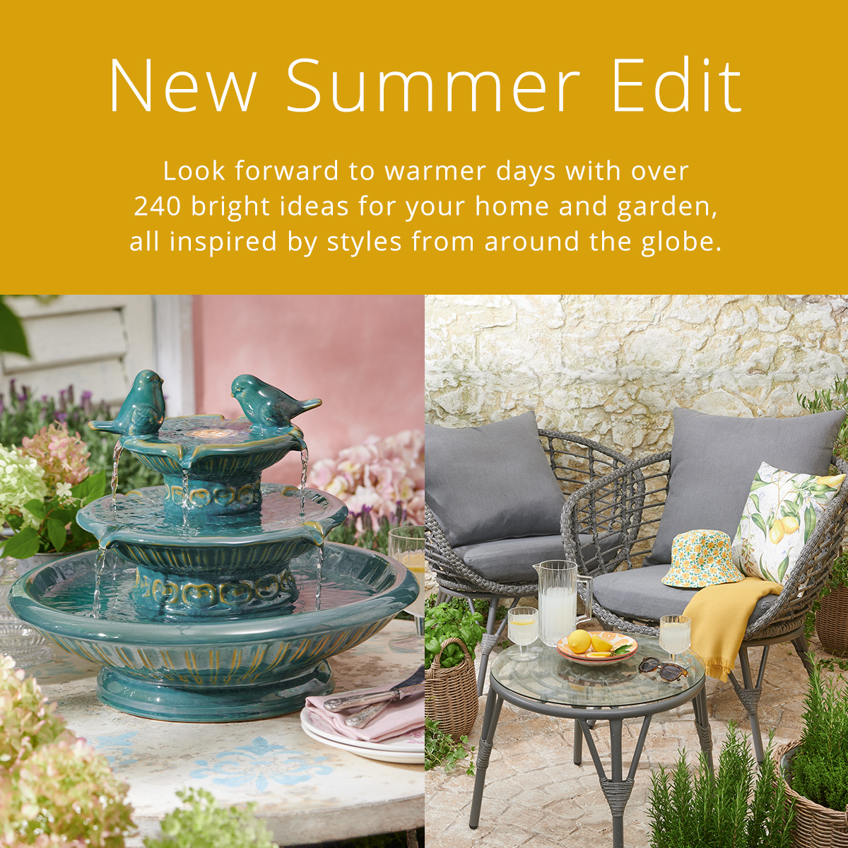 CVD_Official's tweet photo. Our NEW Summer Edit is here! ☀️ Packed with travel-inspired treasures to help you enjoy the sunny days ahead.

SHOP NEW SUMMER EDIT: https://t.co/0ZS4r45Txn

#summer #outdoorliving #gardenfurniture #summergarden #gardenideas #gardeninspo #globalhome #eclectichome https://t.co/eAQwkuseRW