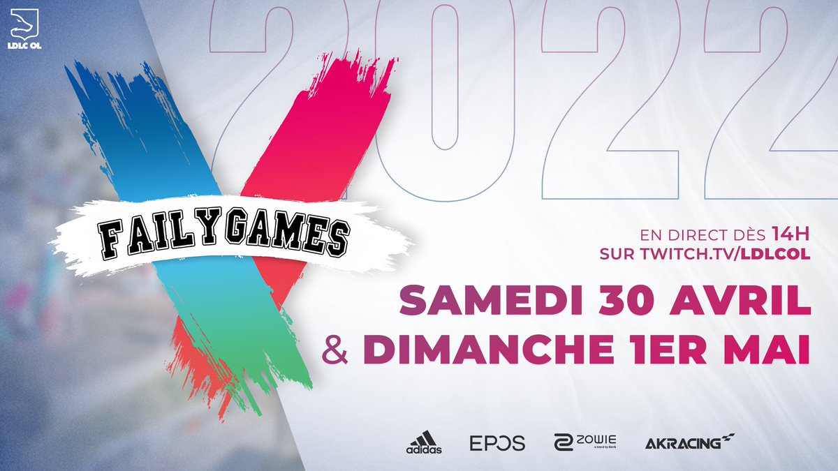 Fan de GTARP, cette annonce est pour toi !

Les #FailyGames reviennent ce weekend depuis notre Centre Esport ! Des heures d'épreuves, de live et de fails vous attendent ! Quelle équipe en sortira vainqueur ? 😏

À suivre samedi dès 14h sur Twitch.tv/LDLCOL