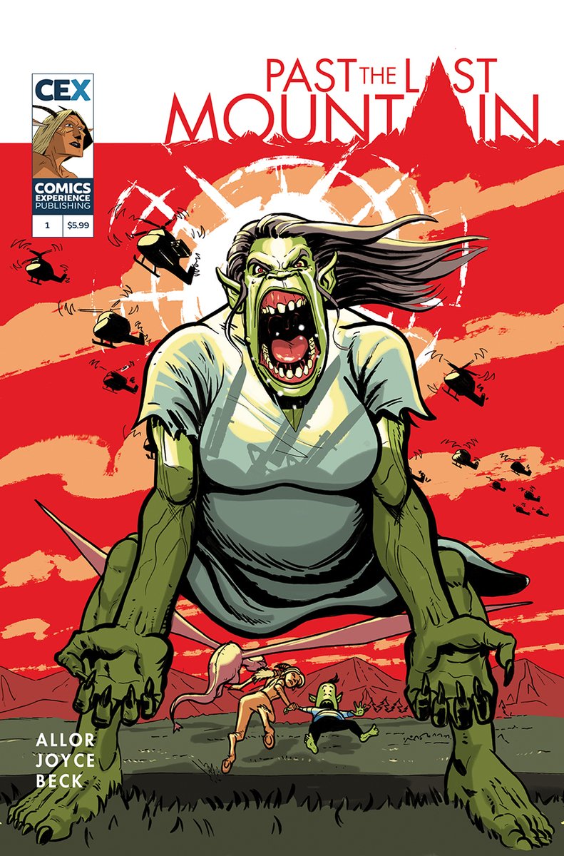 PaulAllor's tweet photo. Happy Past the Last Mountain #1 day!

My LONG-awaited geopolitical fantasy story with @LouieJoyce and @GannonB finally hits stores today! A dragon, faun and adorable troll boy are on the run from the US government.

PLUS: Seven backup stories! 48 pages of fun! Check it out! https://t.co/u8Pwp1zmDX