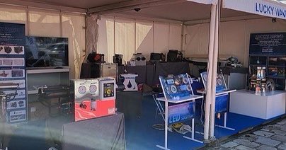 southwestmarine's tweet photo. Lucky Wave our Croatian distributors at the Split Boat show until the 30th 
#luckywave #croatia #split #boatshow #splitboatshow #bluefinled #underwaterlights https://t.co/dRKXAmJRJG