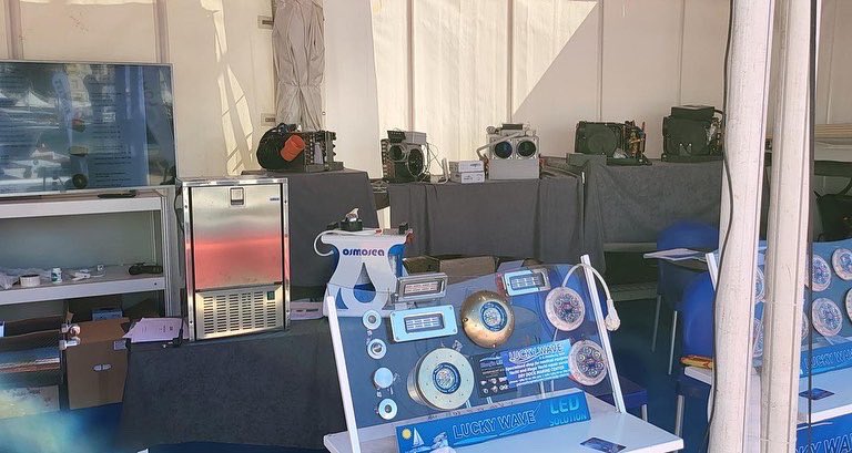 southwestmarine's tweet photo. Lucky Wave our Croatian distributors at the Split Boat show until the 30th 
#luckywave #croatia #split #boatshow #splitboatshow #bluefinled #underwaterlights https://t.co/dRKXAmJRJG