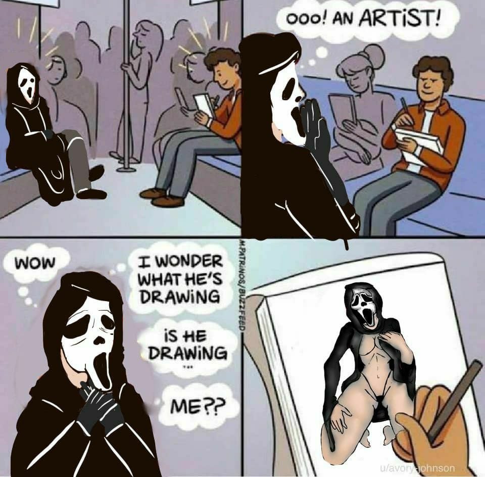 MilkiesNsfw's tweet photo. Sexy screaaammm, the comic original isn't mine, but I drew scream in it, if that makes sense haha

#nsfw #nsfwartwork #nsfwart #rule34 https://t.co/6JOuhoVL9p
