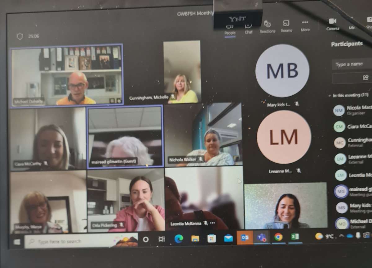 CRJIcentral's tweet photo. OWBFSH held successful monthly meeting this morning; discussing support available for families and member updates of services #familysupporthub #workingtogether @drjohntopping @cypsp @BelfastTrust https://t.co/B09i5kneps