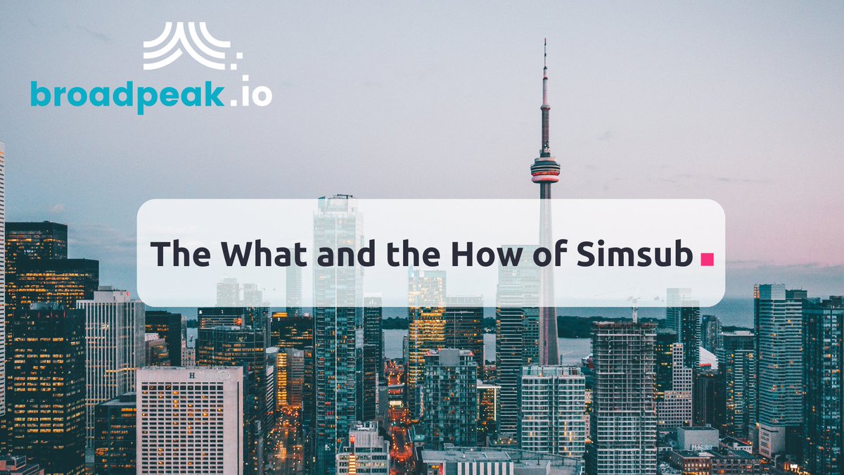 broadpeakio's tweet photo. ๐บ Learn here everything you need to know about Simsub and how you can implement it within minutes with https://t.co/1lnSinkfs9.
๐ https://t.co/Ns2FSVYCEH
#Simsub #Simsubbing #SignalSubstitution https://t.co/kaZKKntTej