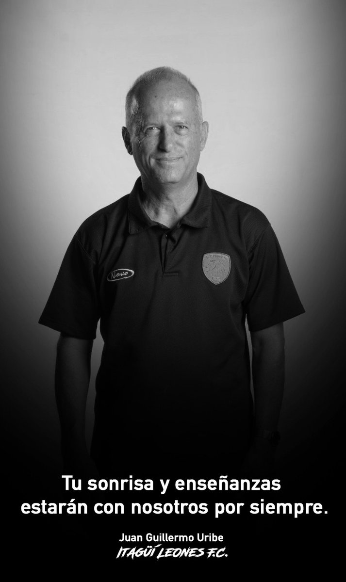 Leonesfutbolc's tweet photo. 🖤 Hoy se cumple un año de tu partida, te seguimos extrañando como el primer día, pero nos queda tu sonrisa, humanidad y todas tus enseñanzas.
¡Brille para ti la luz perpetua!
@AlcaldiaItagui @InstitutoItagui. https://t.co/aOK1BLoJIX