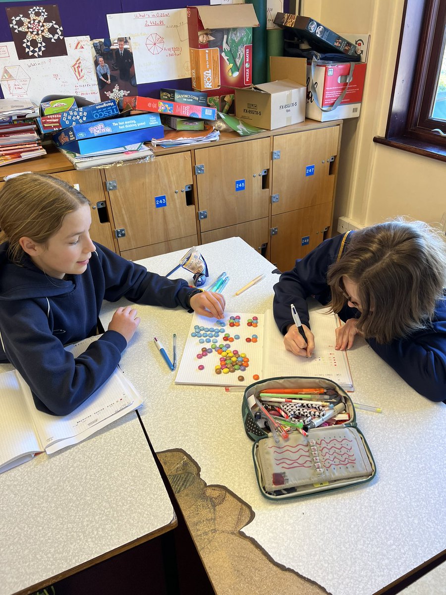 WarminsterMaths's tweet photo. Year 7 had added incentive for creating their sequences a few weeks back… what great work! https://t.co/C5yZO3QCAO