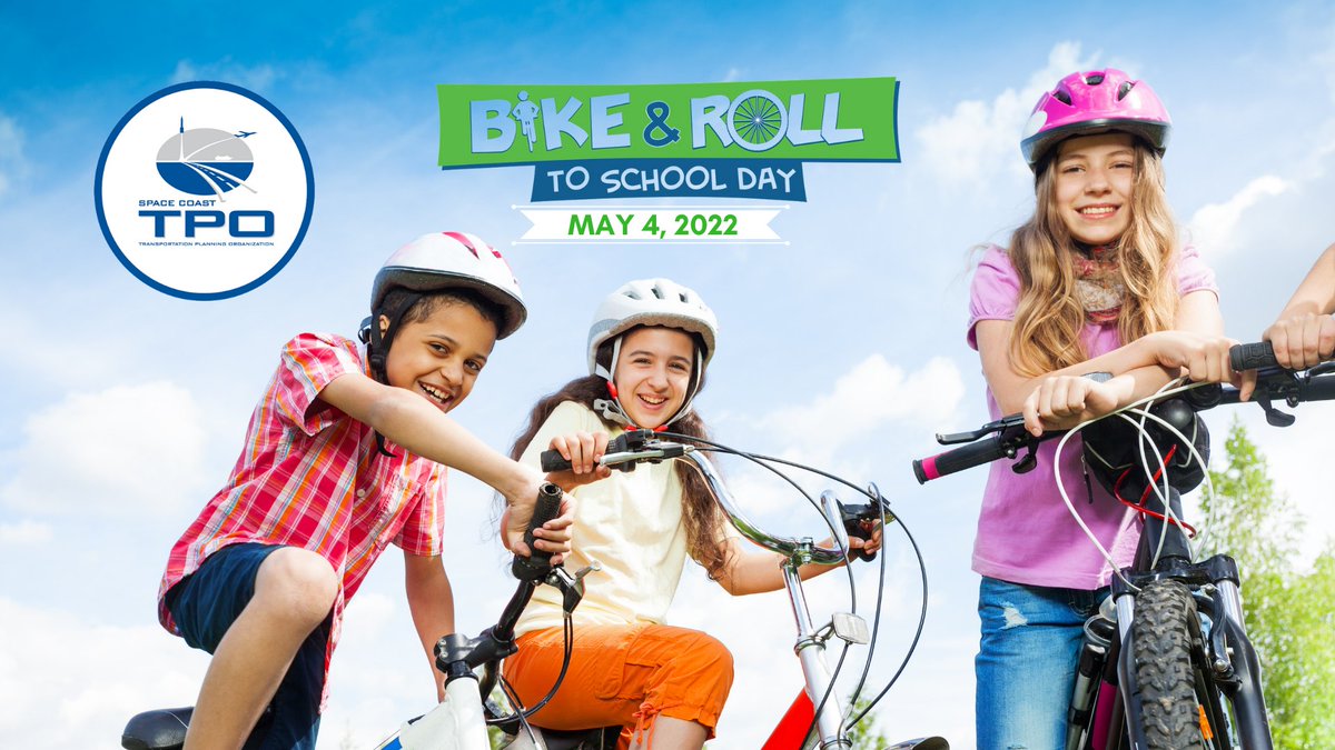 We're one week out! 😍 <a href="/BrevardSchools/">Brevard Schools</a>  #BikeRollToSchoolDay 2022 is just around the corner. Is your school signed up? Your school can celebrate any day in May! Get event ideas and join the fun by registering today at walkbiketoschool.org.