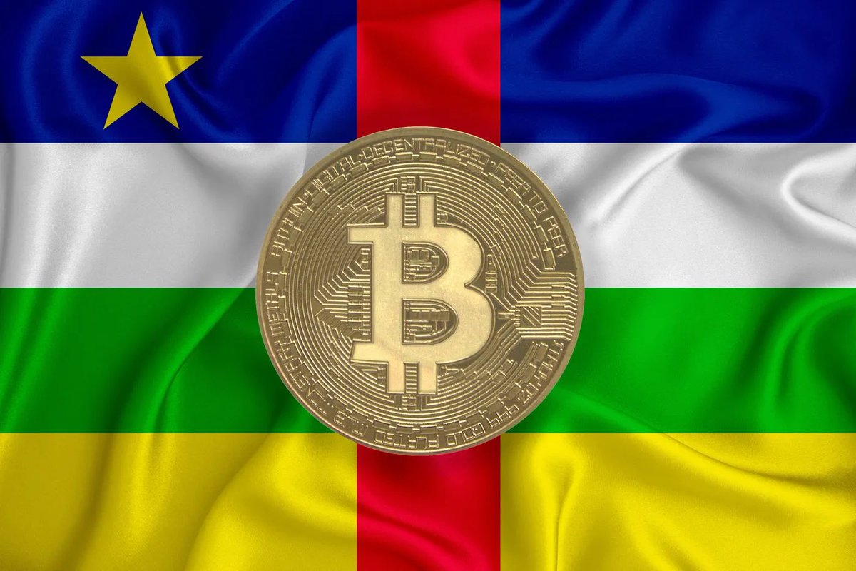🚨 On l’attendait, un second pays vient de franchir le pas après le Salvador 🌎

La Centrafrique adopte #bitcoin comme monnaie légale 🇨🇫