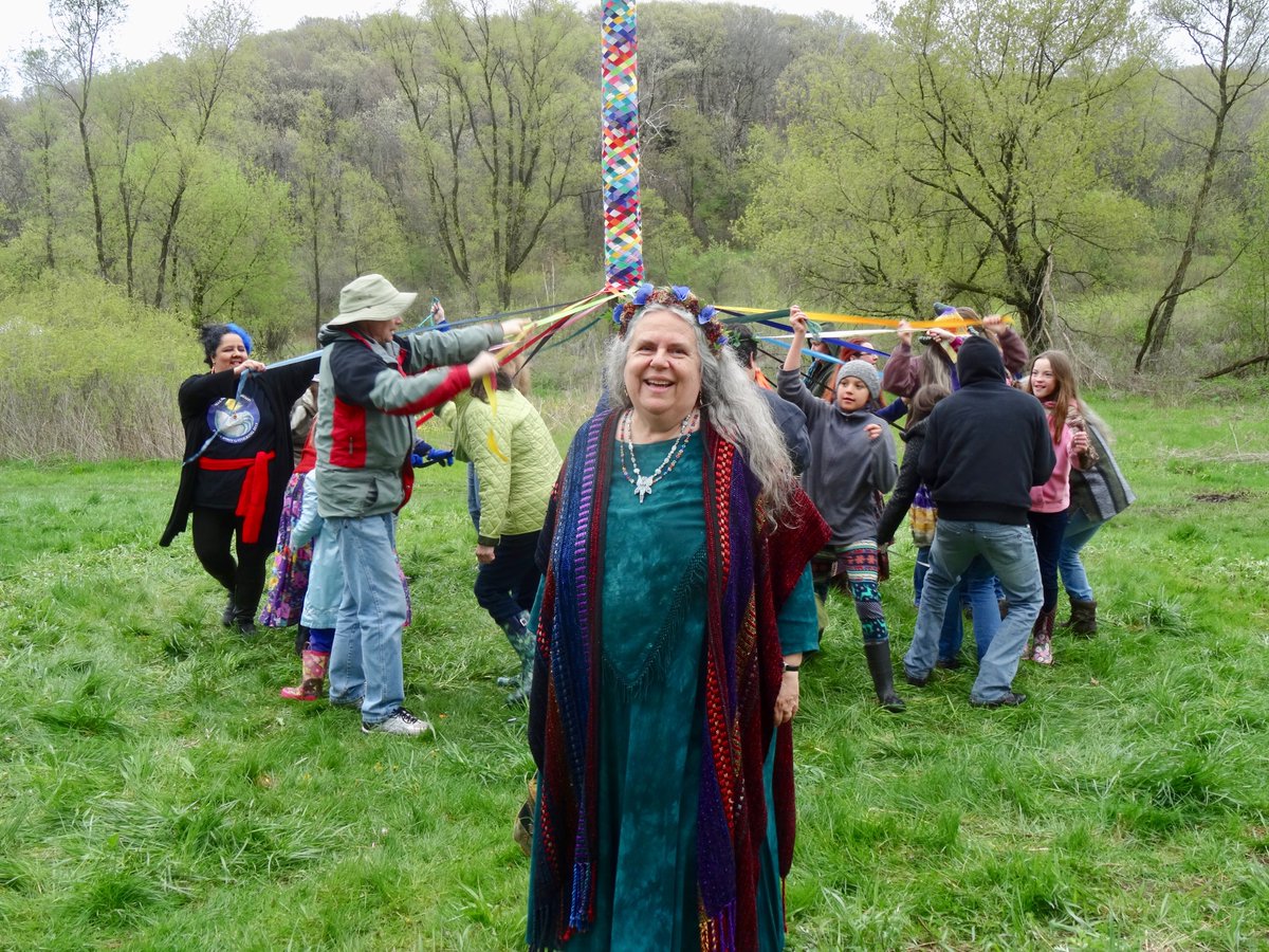 Selena_Fox's tweet photo. #Beltane is coming! Some lore, customs, rites, ways to celebrate: https://t.co/nnaJSsUxQK Join us in person or online this coming weekend for our #CircleSanctuary #BeltaneFestival: https://t.co/riONqqjKik #MayEve #MayDay #BringintheMay https://t.co/Wmzyb67YZM