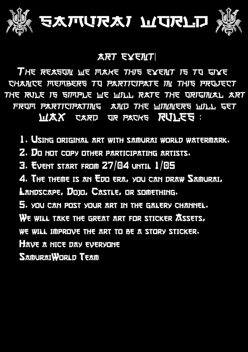 SAMURAI WORLD tweet media