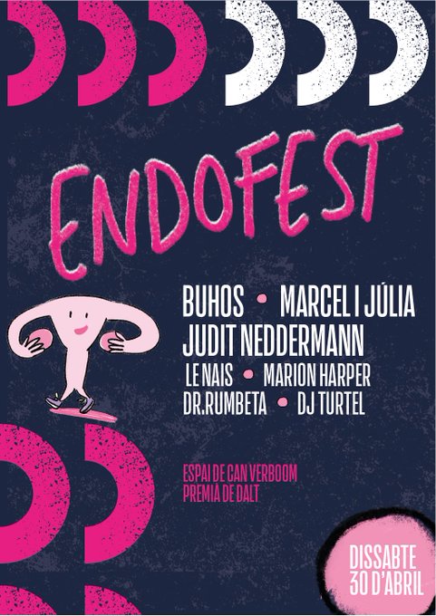 No has fet plans per aquest cap de setmana? T'agradaria gaudir de concerts amb grans artistes i col·laborar amb una iniciativa solidària? Apropa't a Premià de Dalt el dissabte dia 30 i participa al Festival Endofest!! Amb un cartell de primera!!