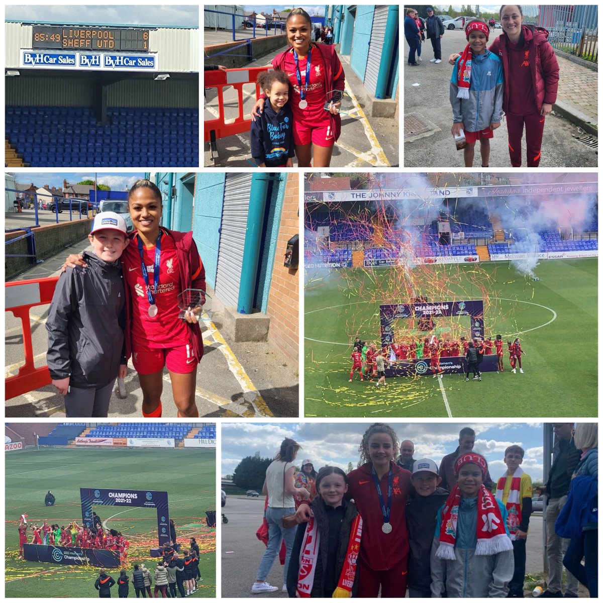ourlostloveyear's tweet photo. What a wonderful day for @LFCWomenBlog and our children had when LFC womens lifted the league cup. Thank you so much to @stanboardman1 @andreaboardman, Joie. It was amazing 😍 @VarietyNW @LynStaunton @MerseysidePCC @Carra23 @sedulo_group @JeanScarlet49 https://t.co/vyzsgmTOFT