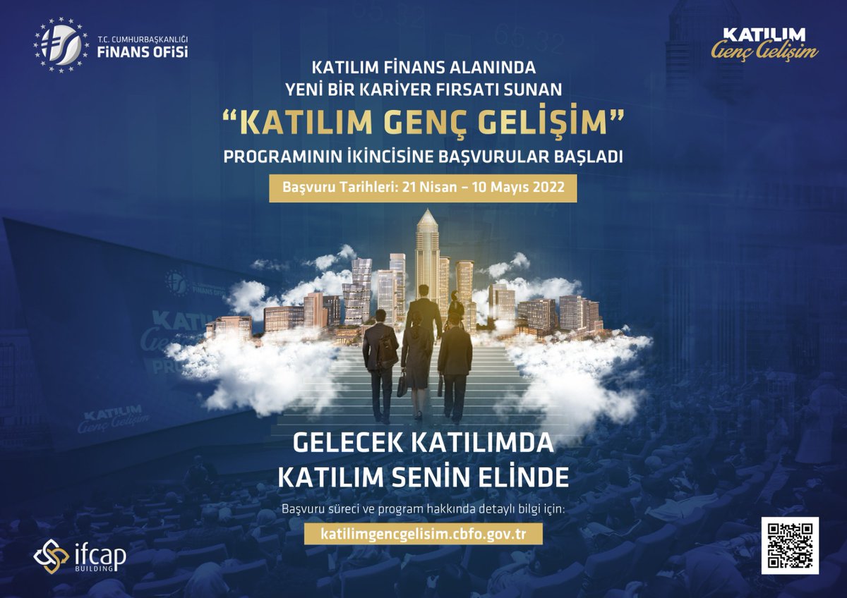 Cumhurbaşkanlığı Finans Ofisi'nin düzenlediği Katılım Genç Gelişim programı başvuruları başladı. 

Ayrıntılı bilgi ve başvuru için katilimgencgelisim.cbfo.gov.tr