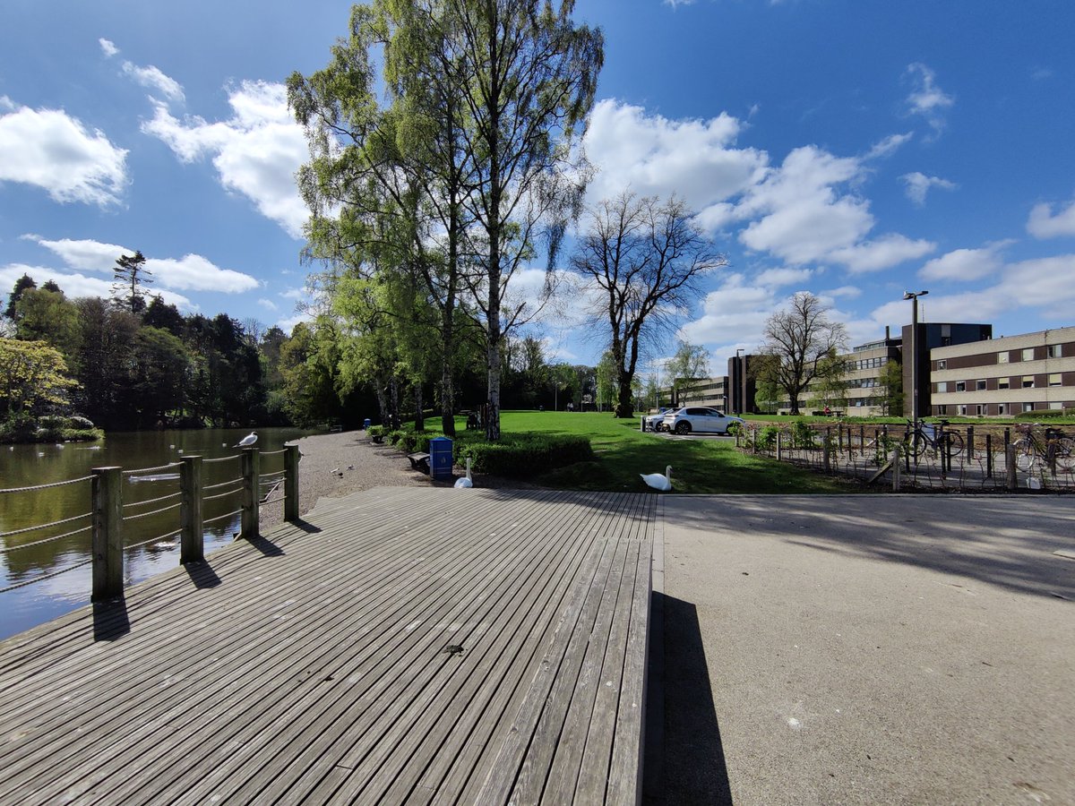 DrCallumRae1's tweet photo. Final visit (for now) to @HeriotWattUni @HWU_RCCS to clear out my desk before moving on to pastures new. Thought it better to share a pic of the stunning campus, rather than one of my office mug, which has gone unwashed for over 2 years 🤢 https://t.co/d3xuJ9fnrS