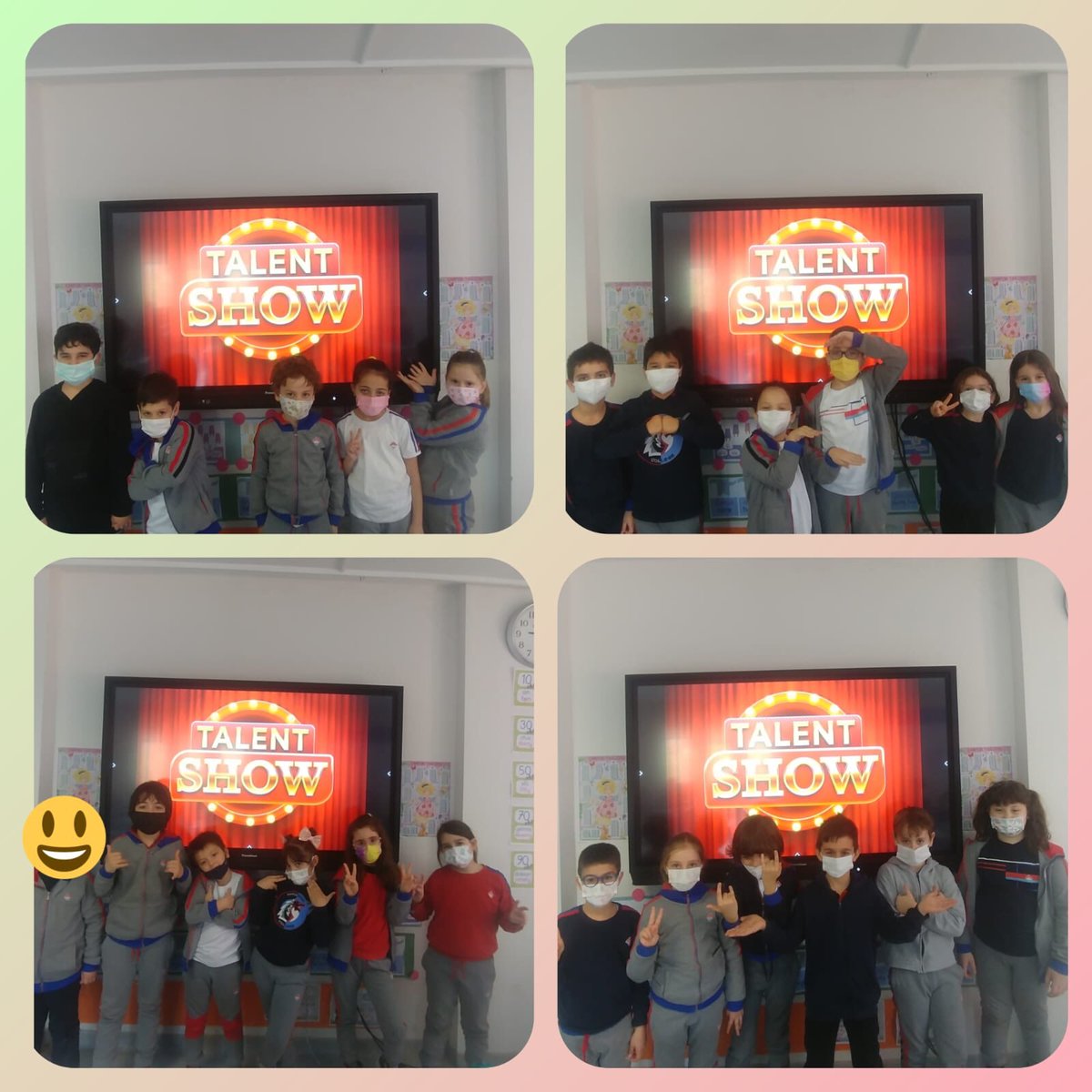 bk_florya's tweet photo. Second grade students showed how talented they are in the Class Talent Show Game💃🕺🏻 https://t.co/3a6fNwqztl