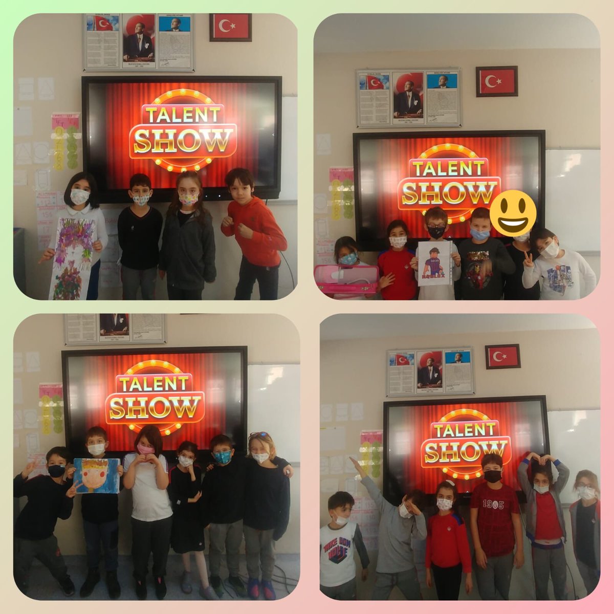 bk_florya's tweet photo. Second grade students showed how talented they are in the Class Talent Show Game💃🕺🏻 https://t.co/3a6fNwqztl