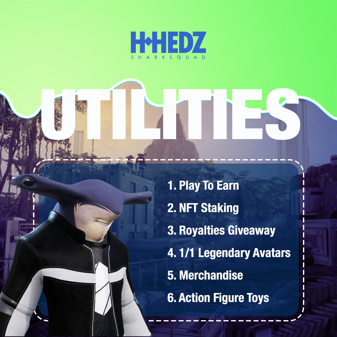 HHedzP2E's tweet photo. A collection of unique and rare hammerhead shark and human hybrid NFTs crafted by a group of talented Filipino 3D artists named X1 Digital!

Listed below are the utilities of each NFTs! https://t.co/2eHRYGpIws