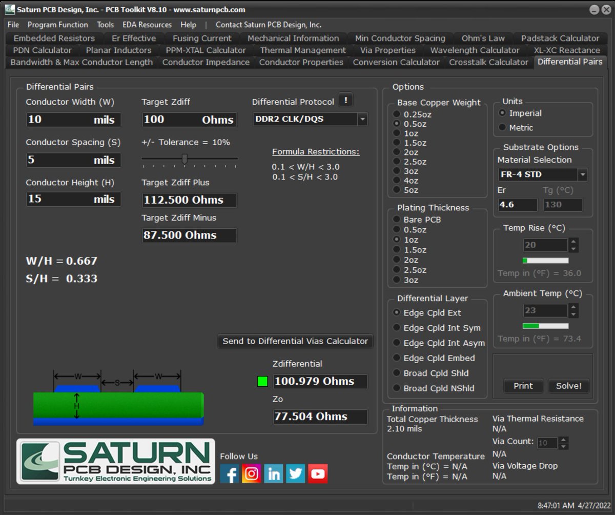 Saturn PCB Design, Inc. Toolkit V8.10 is ready for download.

saturnpcb.com/saturn-pcb-too…

#design #engineering #engineer #antennas #pcbdesign #pcbmanufacturing #pcbassembly