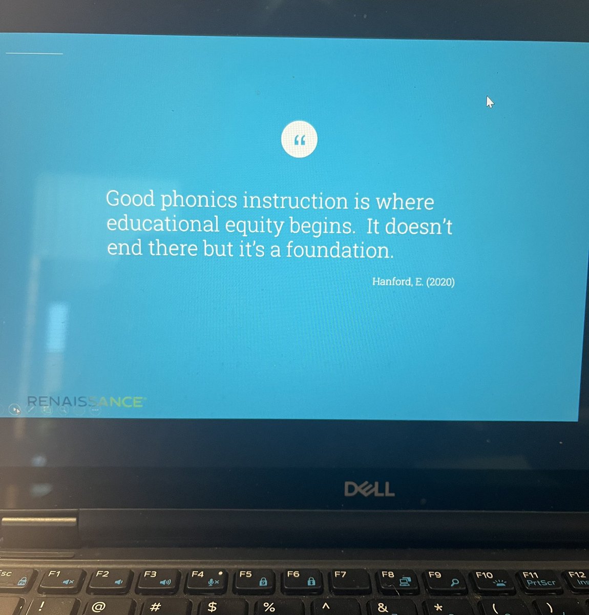 This quote was discussed in a professional learning yesterday, and it has stayed with me all day. I couldn’t agree more. <a href="/ehanford/">Emily Hanford</a>