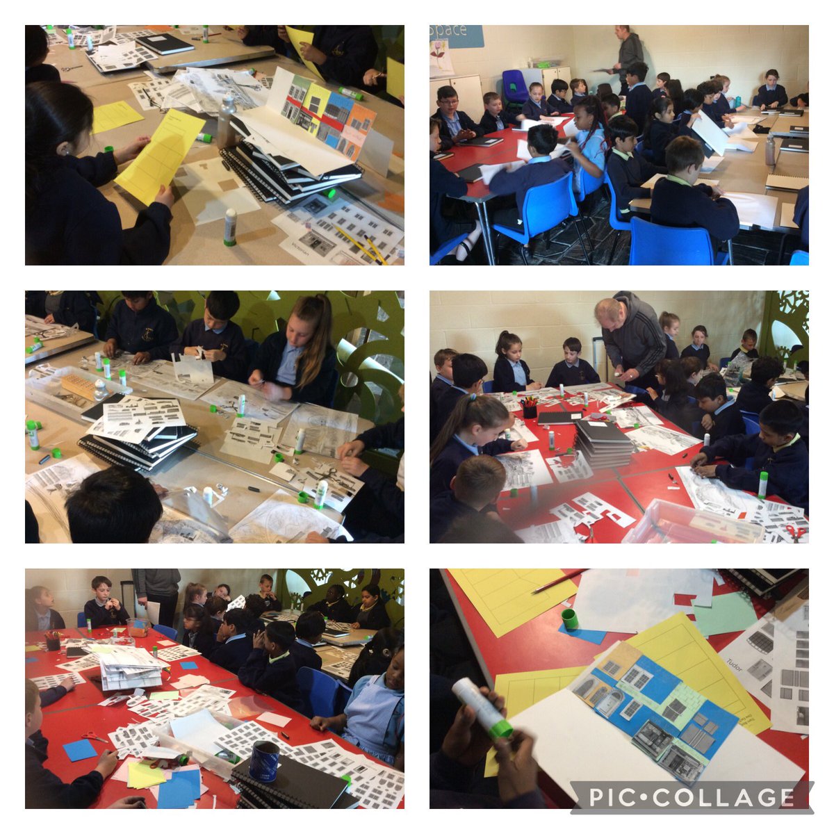 StPetersYear41's tweet photo. Year 4, had a fantastic time at Portland Basin on our art wow day. Our topic for this term is the  landscapes and architecture of Tameside. We also identified the developments through the years. The children had the chance to create their own landscape and townhouses. https://t.co/LIwBfQ9rau