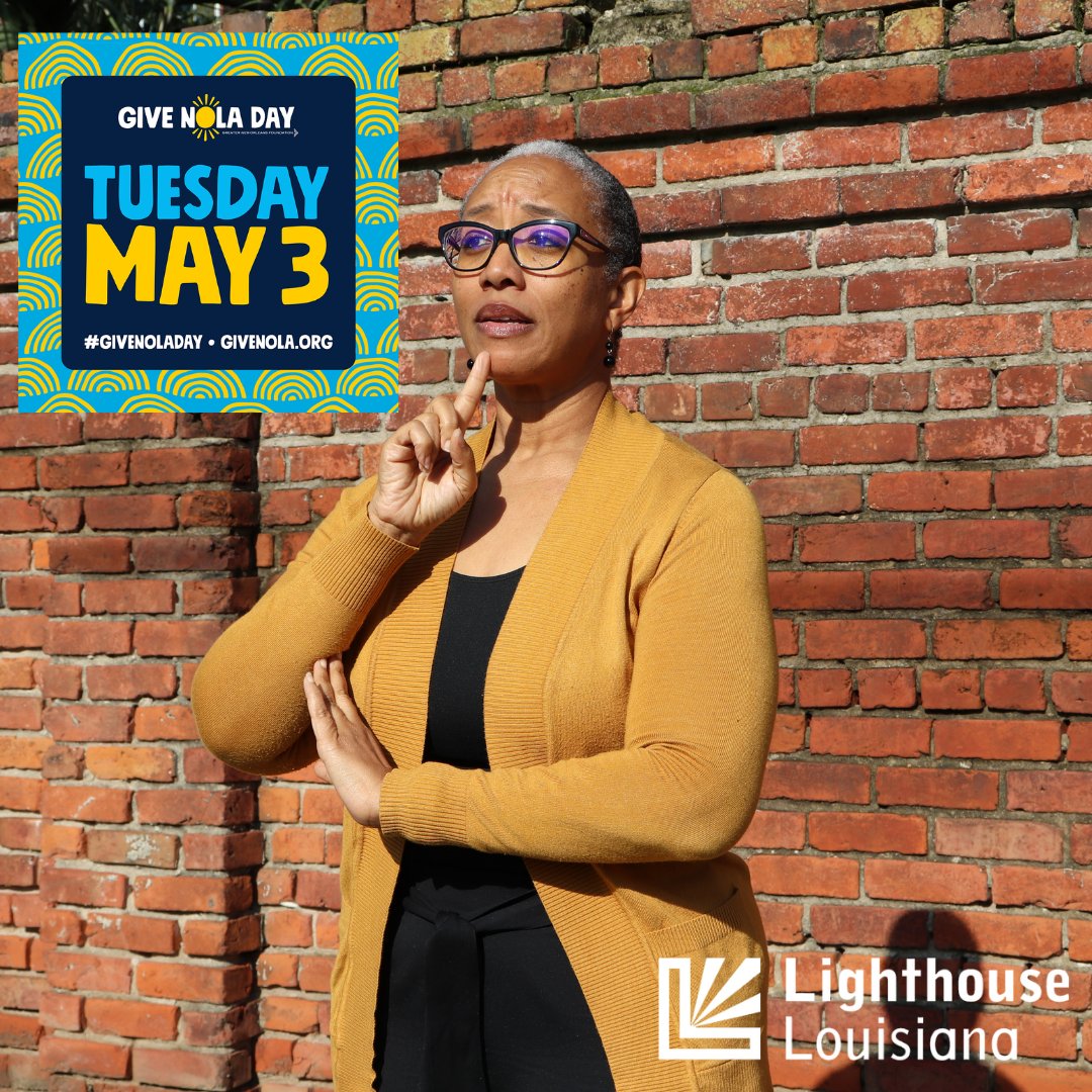 lighthouse_nola's tweet photo. Lighthouse Louisiana is excited to be participating again this year! #GiveNOLADay 

Support Lighthouse at https://t.co/lgB3SWlVoS https://t.co/7CbjM8aHzg