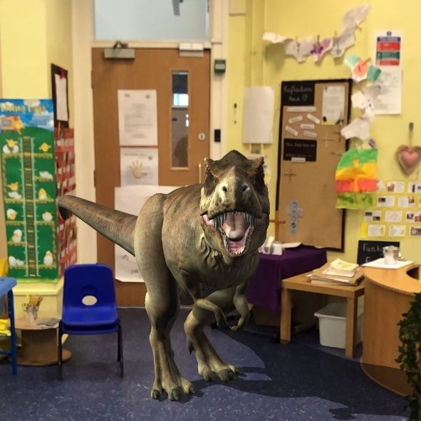 shipley_ce's tweet photo. Oh no! There's something scary in reception! It looks like the children have found out who visited their classroom during the holidays! @WeAreBDAT #provision #exciting #oracy #learninghook #collaborative #dinosaurs https://t.co/3dPLmV0MiY