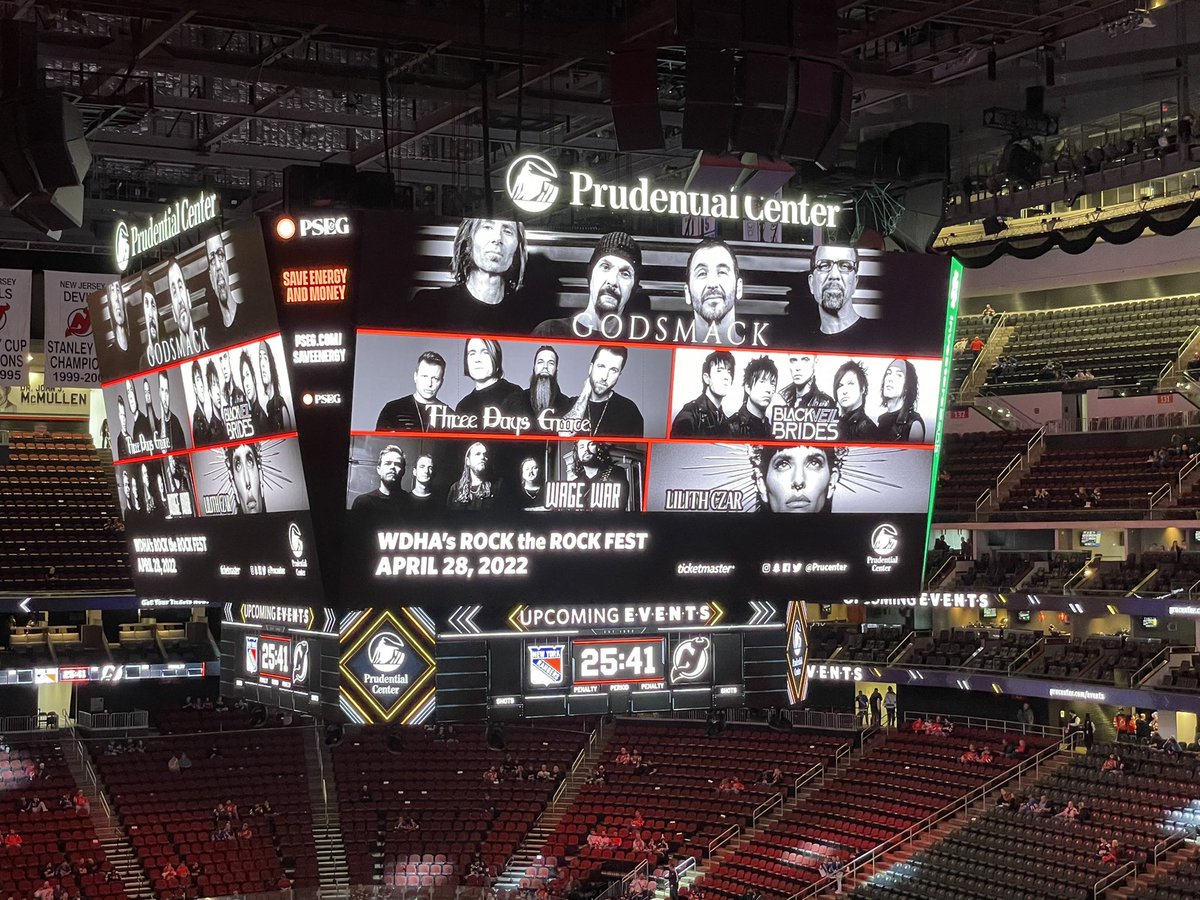 SwendemanRadio's tweet photo. Twenty, twenty, twenty four hours to go…. Cannot believe it’s finally here!! Rock the Rockfest with @WDHAFM at the @prucenter ! It’s going to be a great day of music and a live broadcast! Get your tix now. #godsmack #threedaysgrace #blackveilbrides #wagewar #lilithczar #rtrf https://t.co/oLV19jDC7d