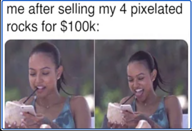 It's time to party! 🥳

Who among you sold a pixelated NFT for a higher price? 💪

#nftmemes #nftcommunity