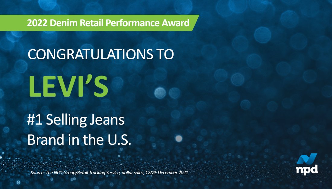 KristenClassi's tweet photo. @LeviStraussCo invented the first pair of jeans over 150 years ago
To invent a category &amp; remain one of the most successful brands within that category for over a century is unimaginable
Congrats to #Levis for being the # 1 selling denim brand in the US! @npdgroup #NPDDenimAwards https://t.co/OghrwDtuVw