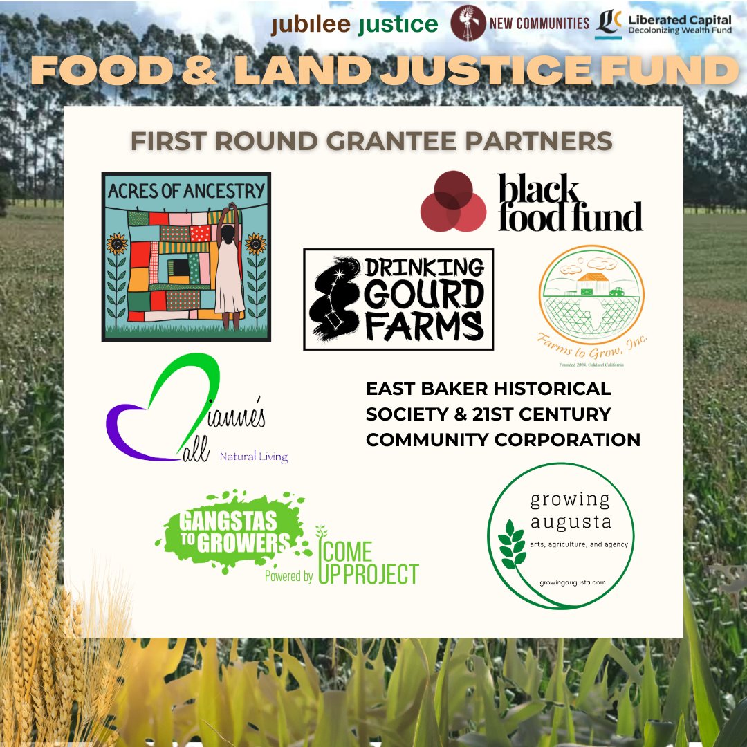 soulfirefarm's tweet photo. New Communities Inc. Jubilee Justice, and Decolonizing Wealth Project partnered to redistribute over $1 MILLION to 32 BIPOC grantees leading food and land justice and sovereignty efforts!! https://t.co/yHD6FzvaY4