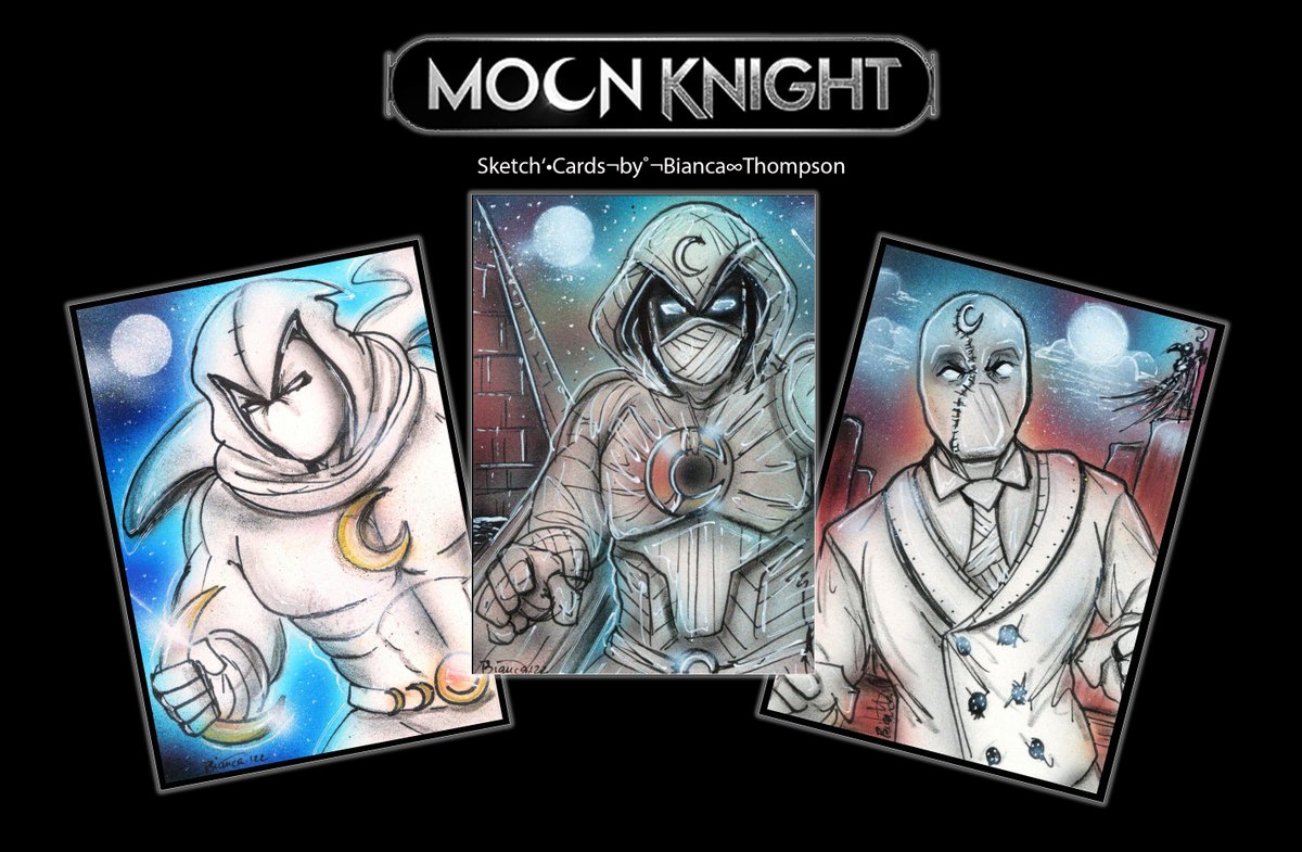ThePhoenixxx's tweet photo. Happy #Moonknight Wednesday! 
#biancathompson #biancathompsonart #sketchcards #StevenGrant #Marcspector #Khonshu #ebay https://t.co/bJWdhkNL0A