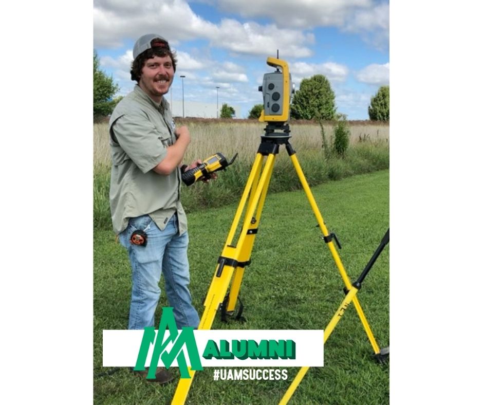 UAM_Alumni's tweet photo. Recognizing the achievement of #UAMAlum Zane Robbins (BS ‘13).
Since the day after graduating from UAM with a degree in land surveying, Zane has worked in Little Rock for Central Arkansas Engineering. Zane became a licensed professional surveyor in 2018. #UAMSUCCESS https://t.co/zLJRZCjsCU