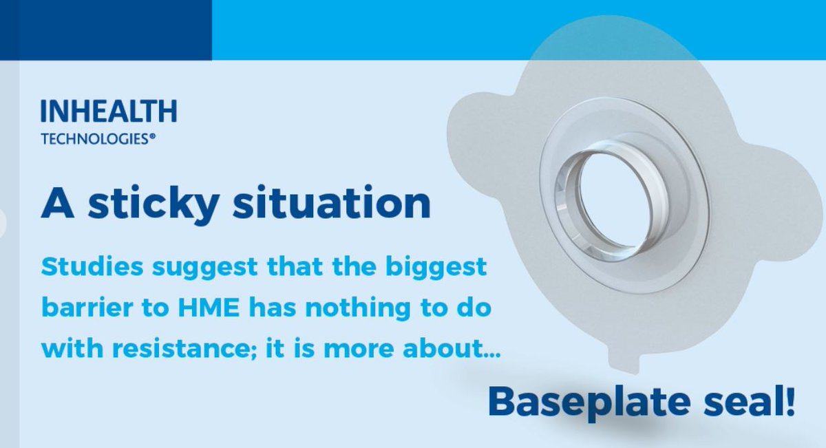 InhealthT's tweet photo. Got a sticky situation? The #AccuFit® baseplate is the strongest & most #adhesive #baseplate, engineered to adjust to pressure changes- if you have not tried it, why not? Visit #inhealth.com for more info. https://t.co/YLuMBjqbUk