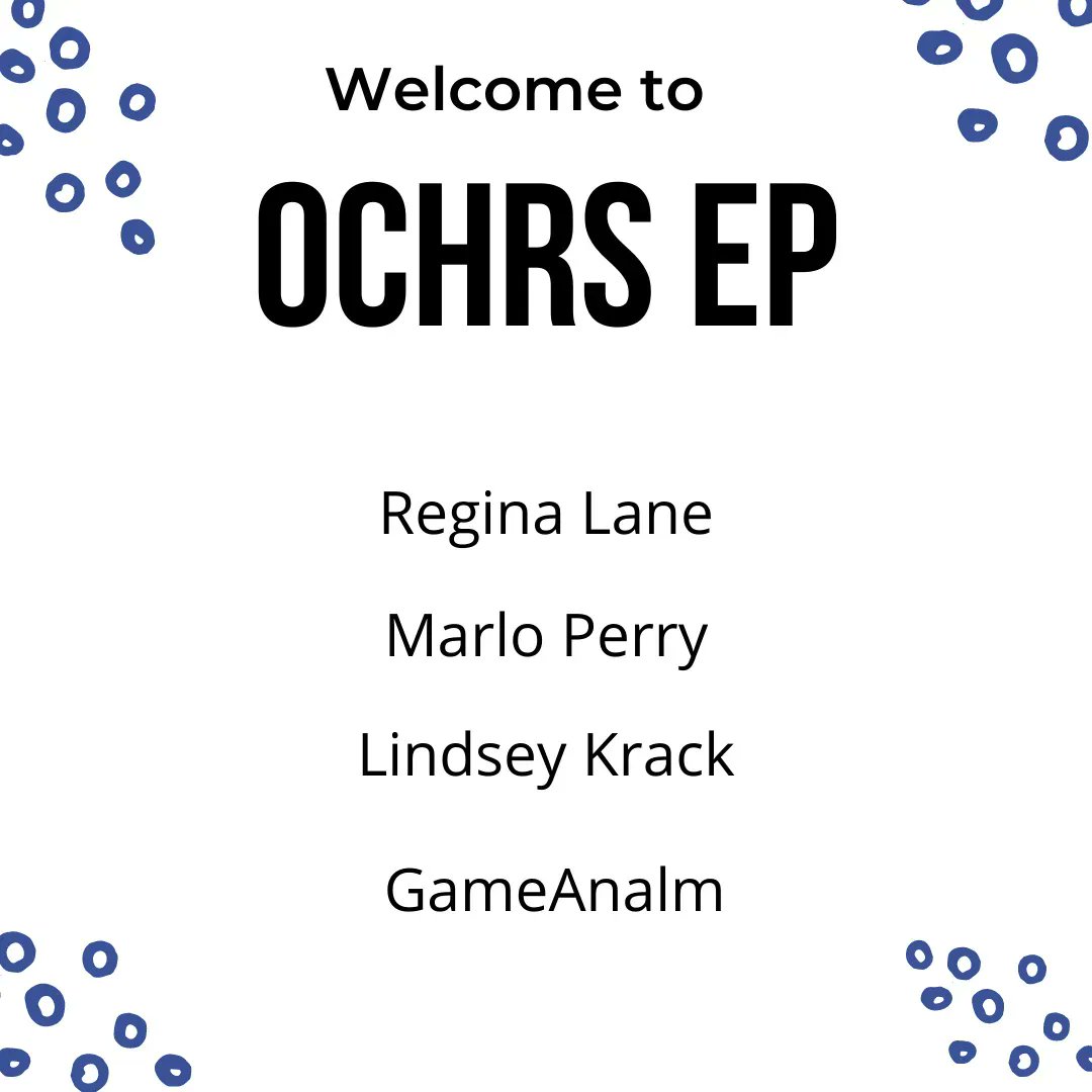 OCHRSEP's tweet photo. OCHRS EP would like to welcome our newest members: Regina Lane, Marlo Perry, Lindsey Krack, and GameAnalm. We look forward to connecting with you at our next event! https://t.co/DVIsmmNzR6