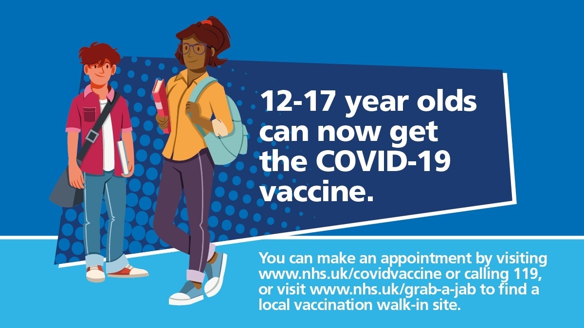 Salford City Council on Twitter "12 to 17 year olds can now get the 