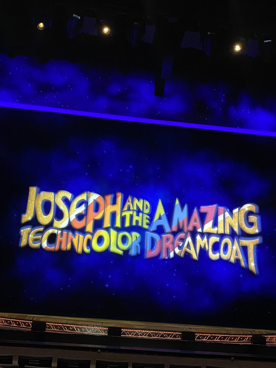 Matinee performance of @JosephMusical with @Ivanfergony and @jacyarrow 😍 #josephmusical #theatreroyalplymouth #TRP