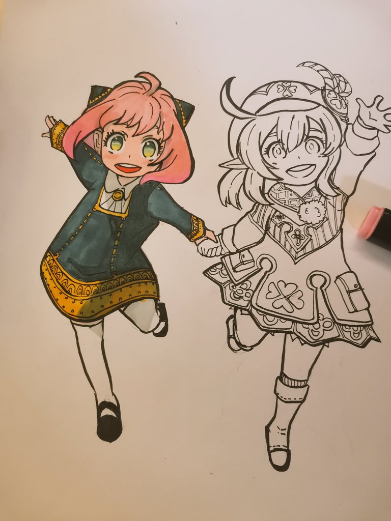 c_caloos's tweet photo. Sketched my two best Girls😍💖
PART 3
Let me know what you guys think 😍
#anya #klee #SPY_FAMILY #art #sketch #genshin #genshinimpact #anime #drawing #girls https://t.co/Ua7suGH4KH