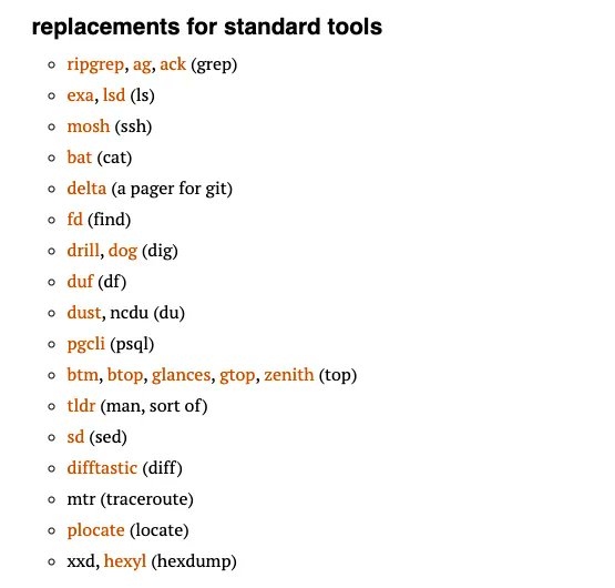 francoisz's tweet photo. Modern command line tools: A list of #OSS alternatives to #Linux utilities, and  new CLI tools for various tasks such as benchmarking, docker management, JSON filtering, managing logs, etc. https://t.co/a88Xe0P3od https://t.co/lRTcuWJiuy