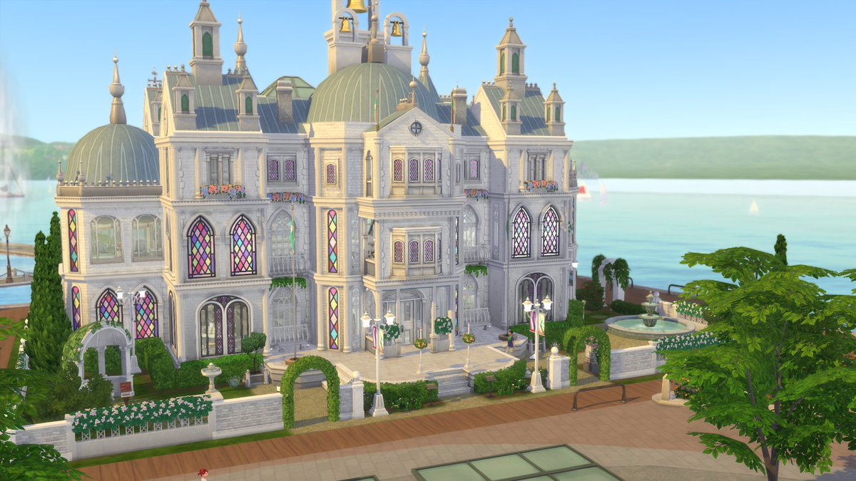 Lixy_170's tweet photo. 🏰My Wedding Palace!🏰In case someone maybe wants to marry Ring ring redhead! Callia Maebey 😆👰♀️💍🏰 #TS4WeddingStories
#TheSims4 #TheSims #thesims4 #ShowUsYourBuilds #SimsCreatorsComunity
#Sims4 🖼️Gallery: Lixy170 https://t.co/O0AKZTQvUF