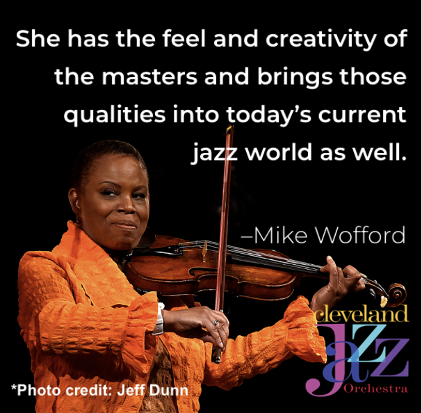 Today we're highlighting violinist <a href="/Regina_Carter/">Regina Carter</a>, 
 featured next month for the closing concert of our “Women in Jazz” concert series – “The Art of the Violin.”

5/20 @ 7:30 pm
<a href="/MaltzCenter/">Maltz Center</a> or or via livestream

Tickets: bit.ly/CJOReginaMay20

#clejazzo #cjo4neo #Jazz