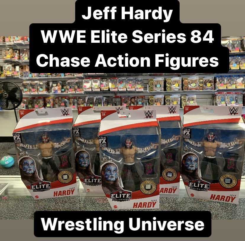 Tons of Jeff Hardy Action Figures Available At All The Wrestling Universe Locations 
#TheWrestlingUniverse #JeffHardy #WWE #ActionFigures #Toys https://t.co/4zekxwYh80